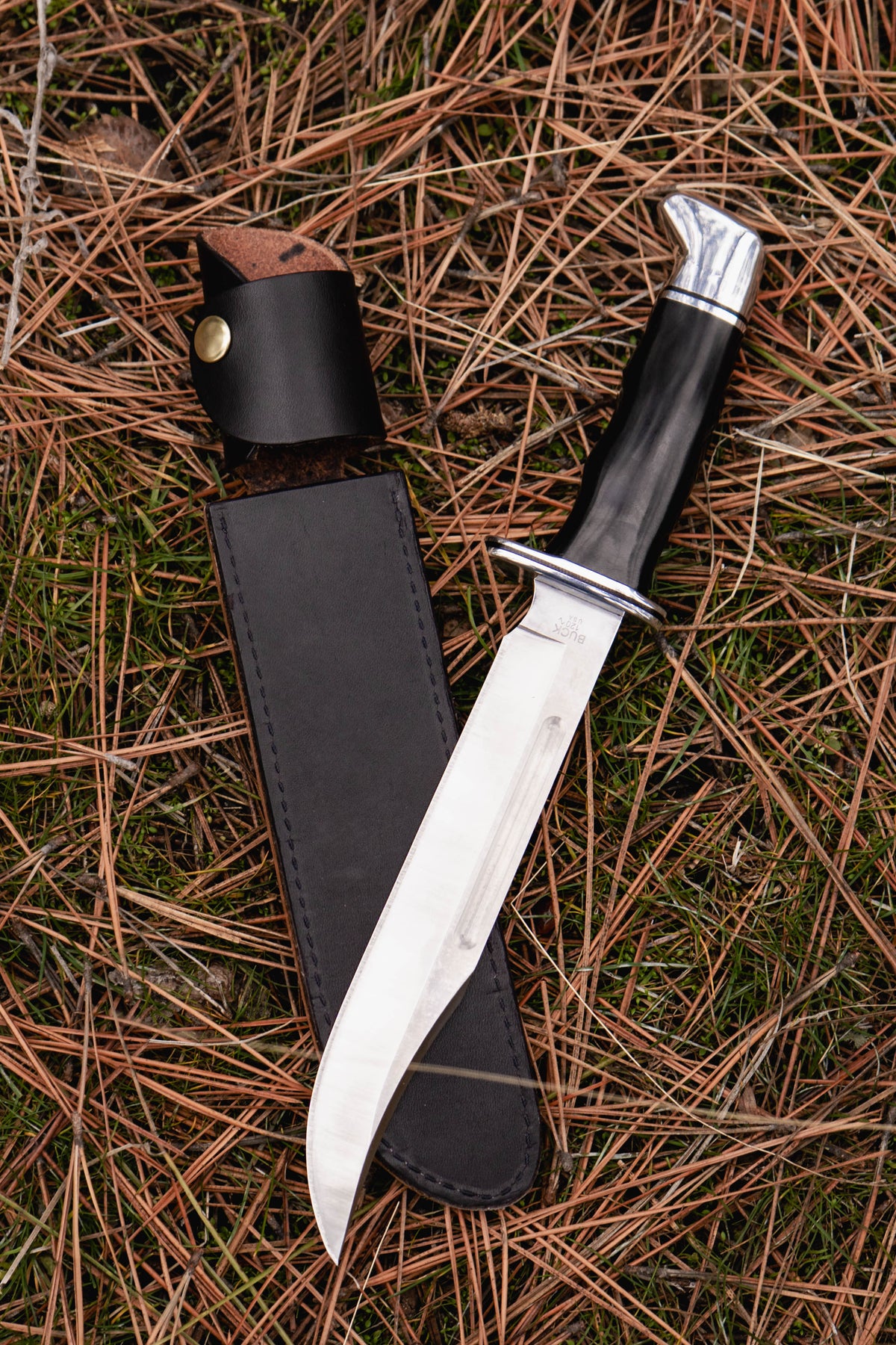 Buck Knives - Cuchillo 120 General con funda Wickett & Craig