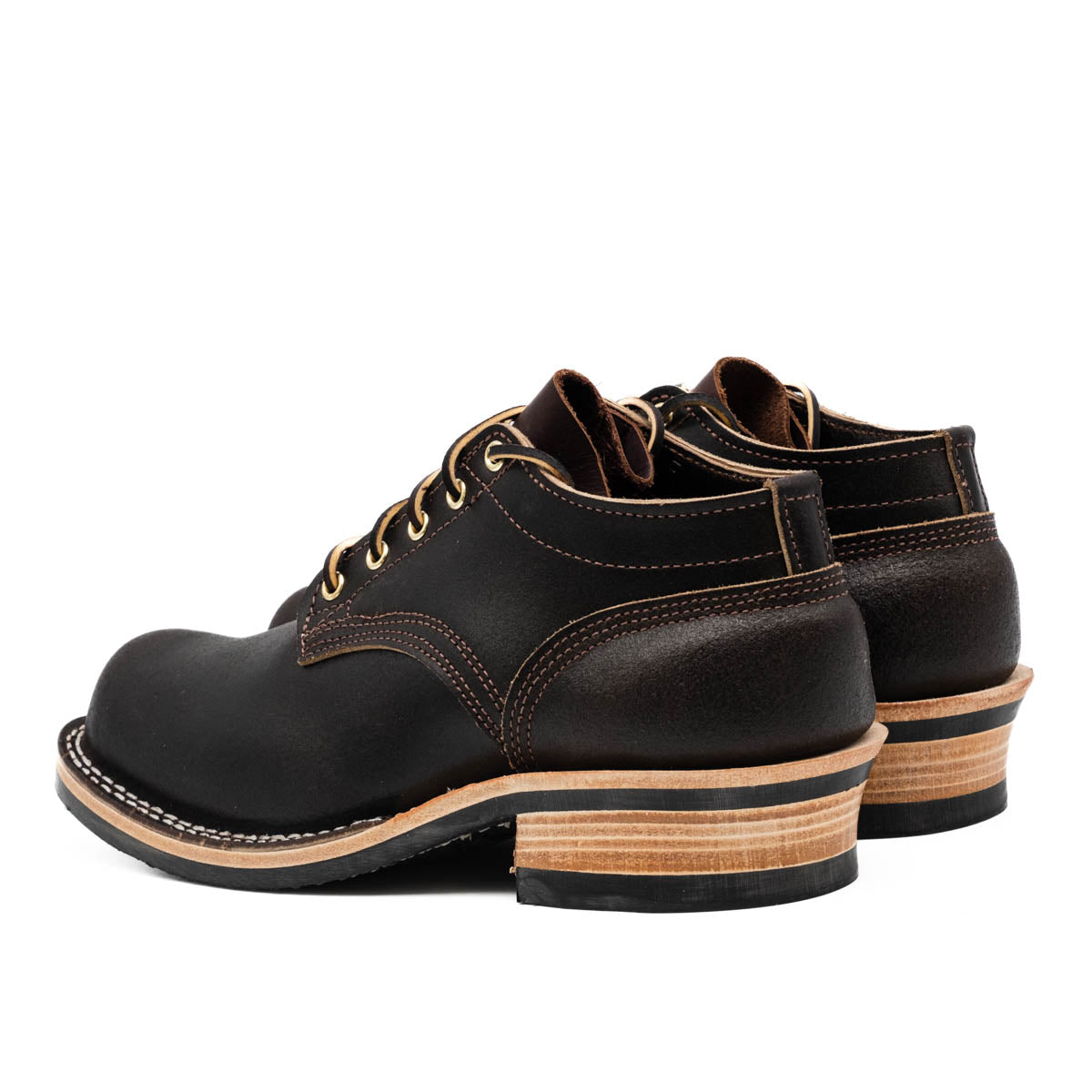 Audubon boot in brown waxed flesh
