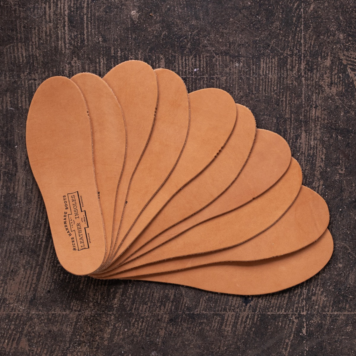 *Backordered / Veg Tan Leather Insoles – Standard | Protect & Extend the Life of Your Boots