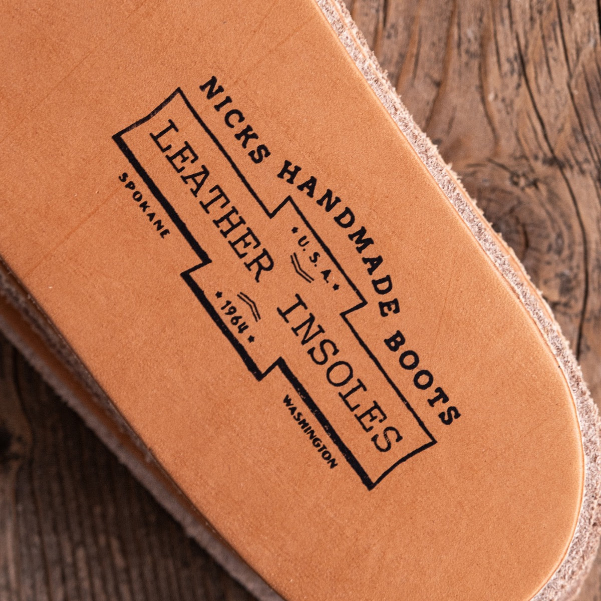 *Backordered / Veg Tan Leather Insoles – Standard | Protect & Extend the Life of Your Boots