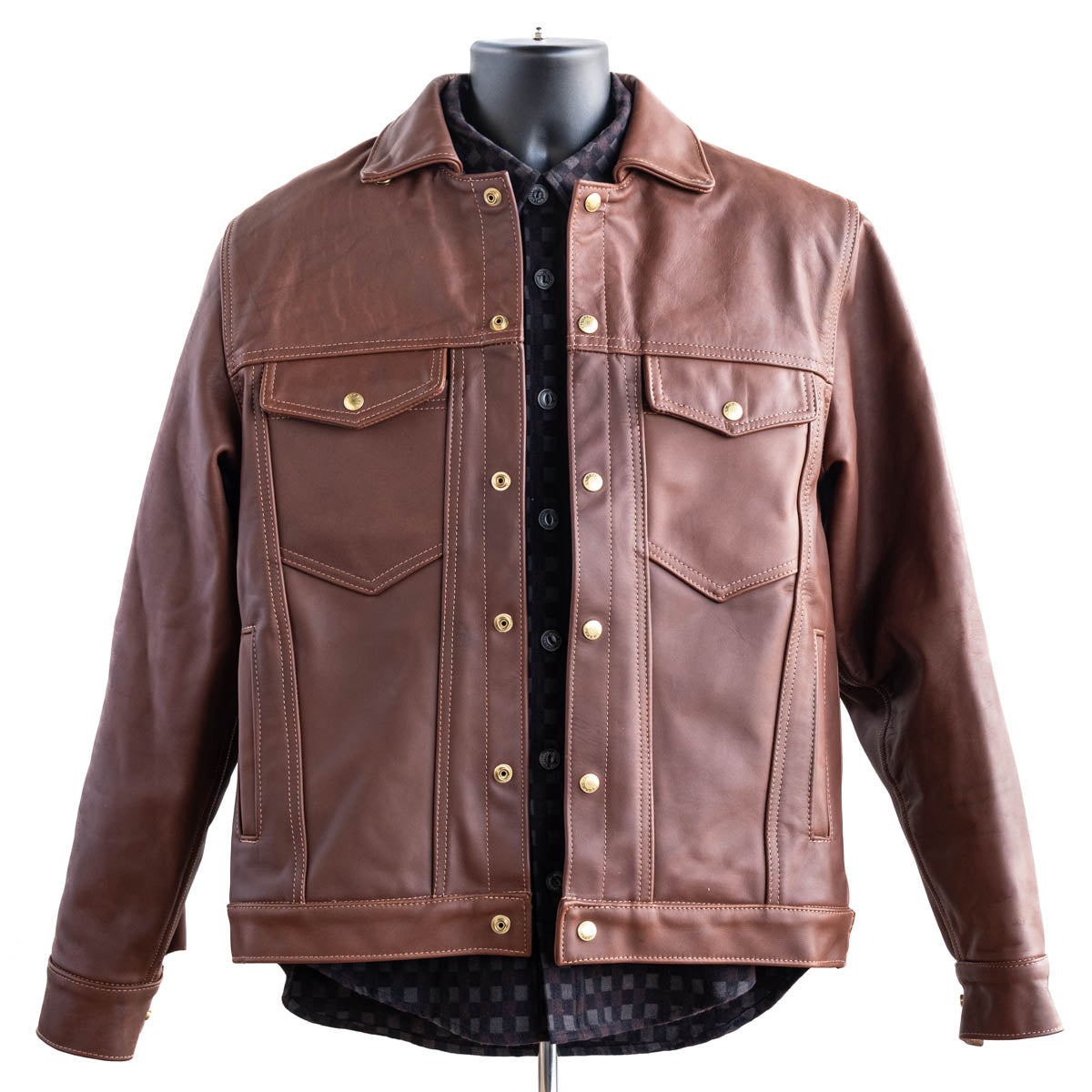 Nicks x Heat Straps Leather Patriot Type 3 Jacket