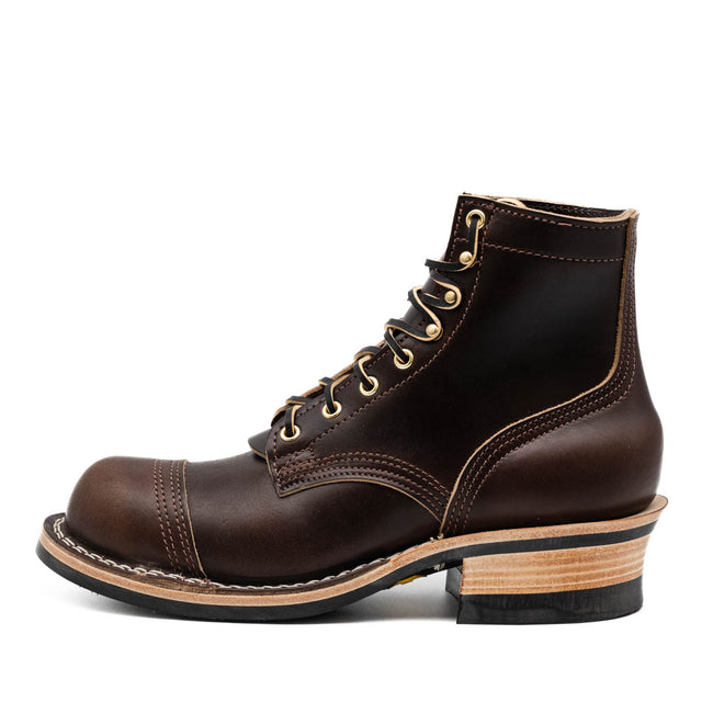 Anvil boot in brown cxl