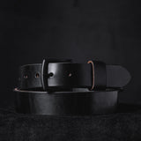 NEW | Blackout Heavy Duty Work Belt - 13-15oz Black Double Stuffed
