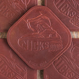 Nicks Stomp Coaster(In-Stock) - 12-15oz Wickett & Craig Belt Leather | Set of 5