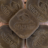 Nicks Stomp Coaster(In-Stock) - 12-15oz Wickett & Craig Belt Leather | Set of 5
