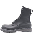 Black tactical boot with a Sierra outsole and black hardware in front of a white background.