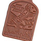 Llavero de cuero vintage de Nick