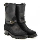 Pullman engineer boot in black