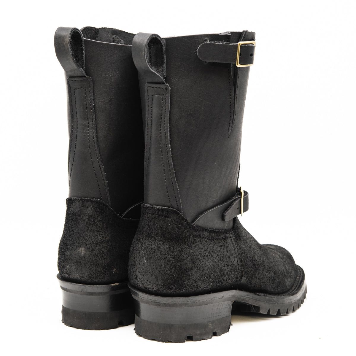 Pullman engineer boot in black