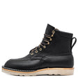 Black wedge sole work boot