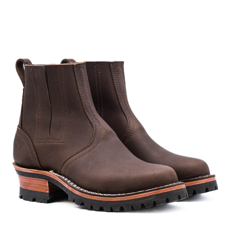 Nicks Work Chelsea Logger in walnut smooth